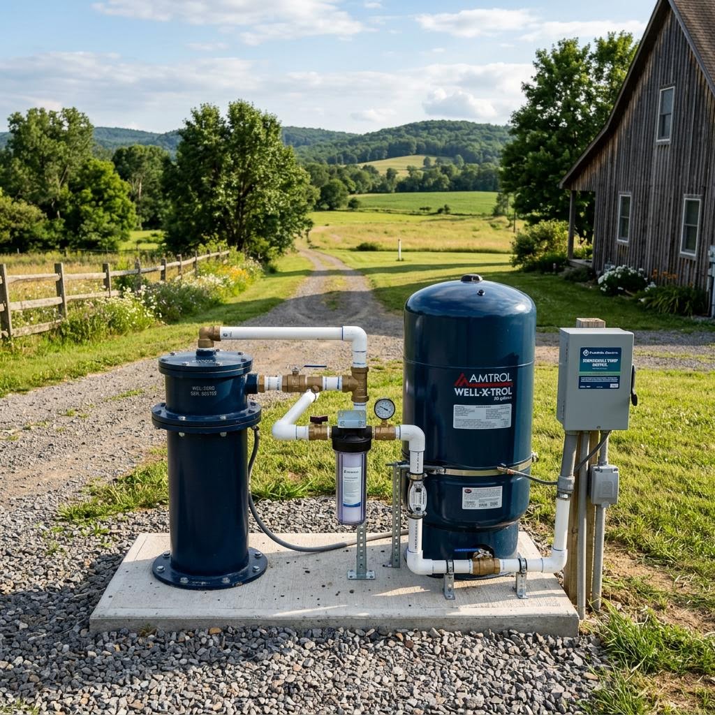 Well and water system equipment